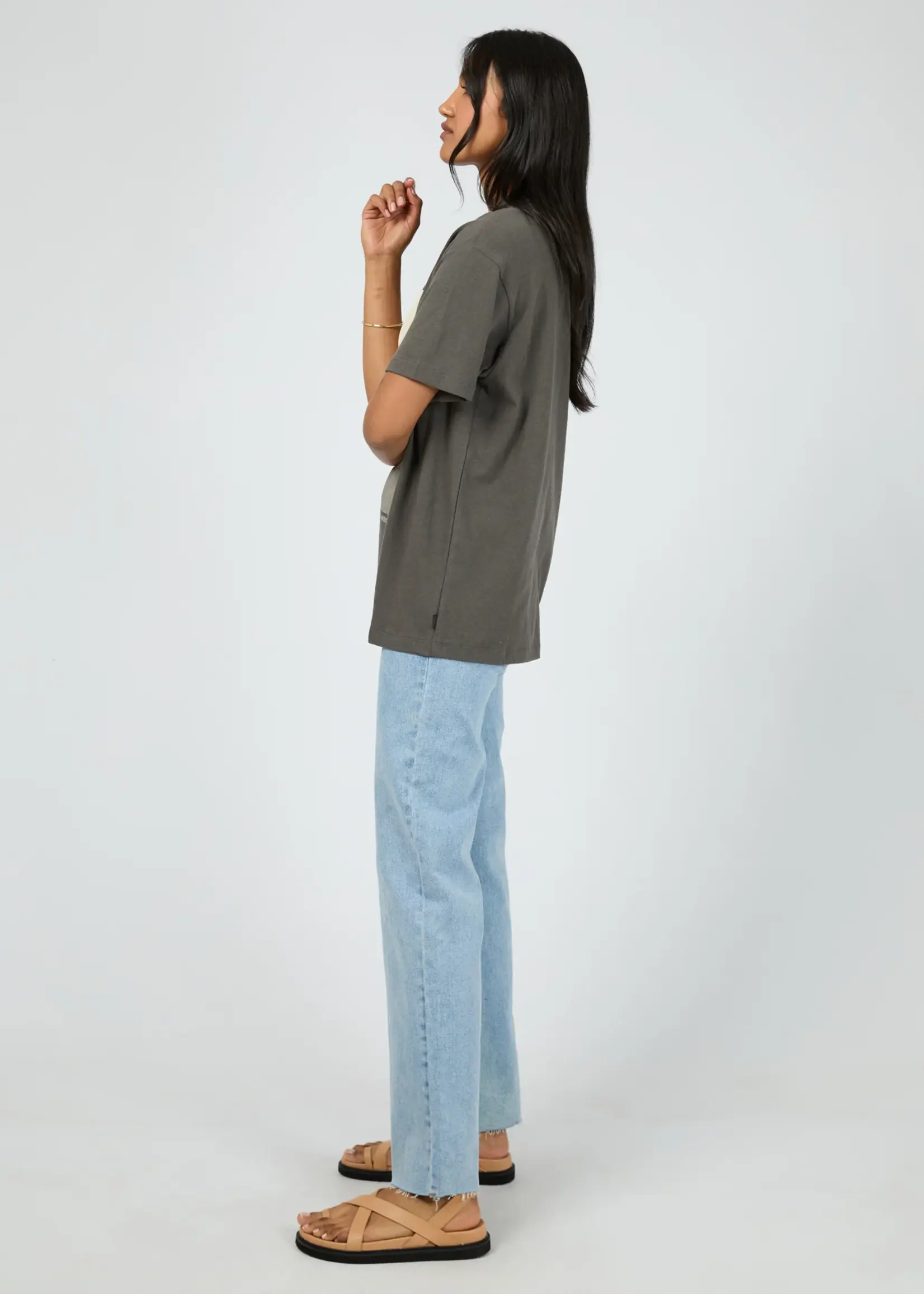 Yellowstone Relaxed Tee - Charcoal