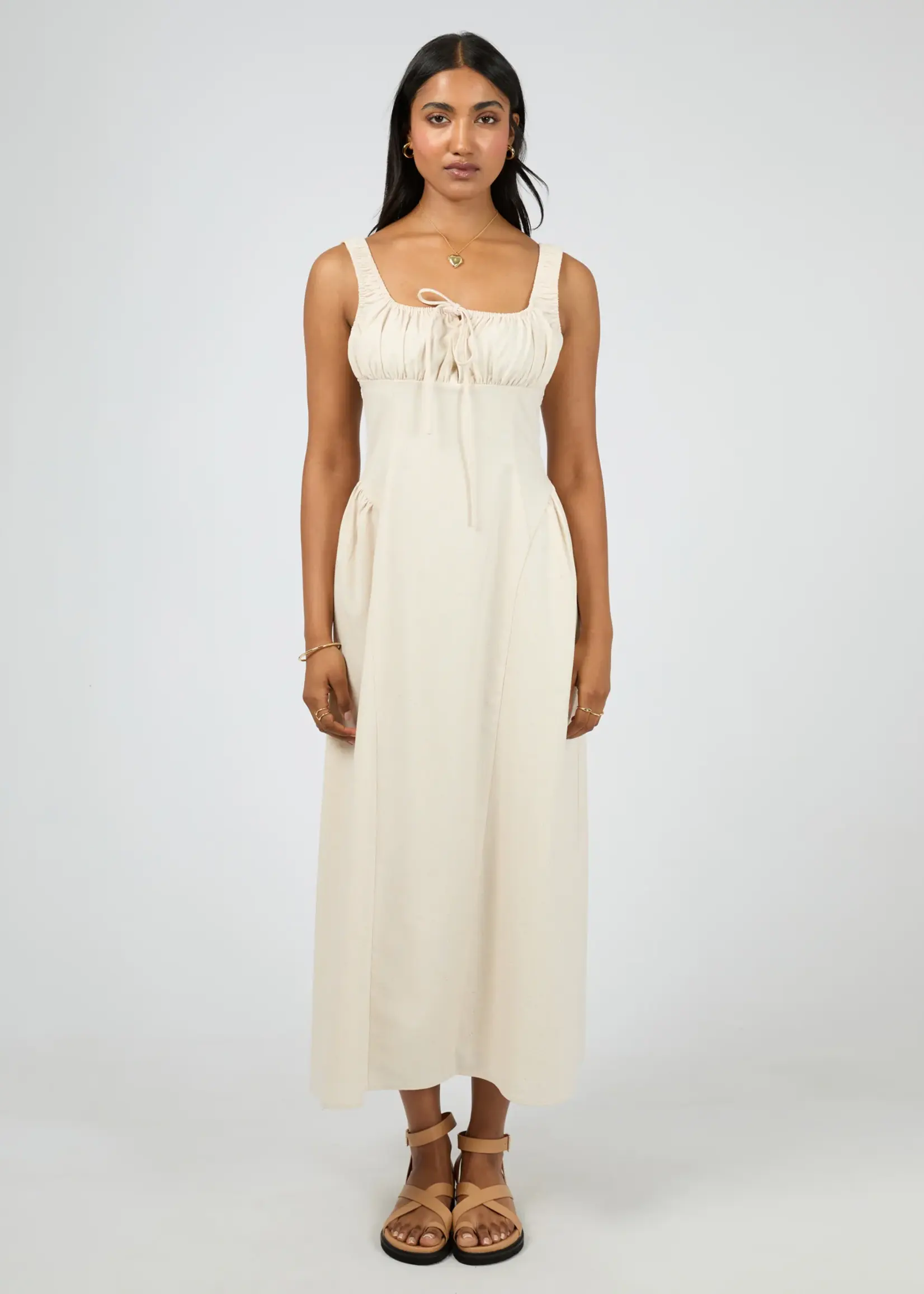 Mavis Maxi Dress - Natural