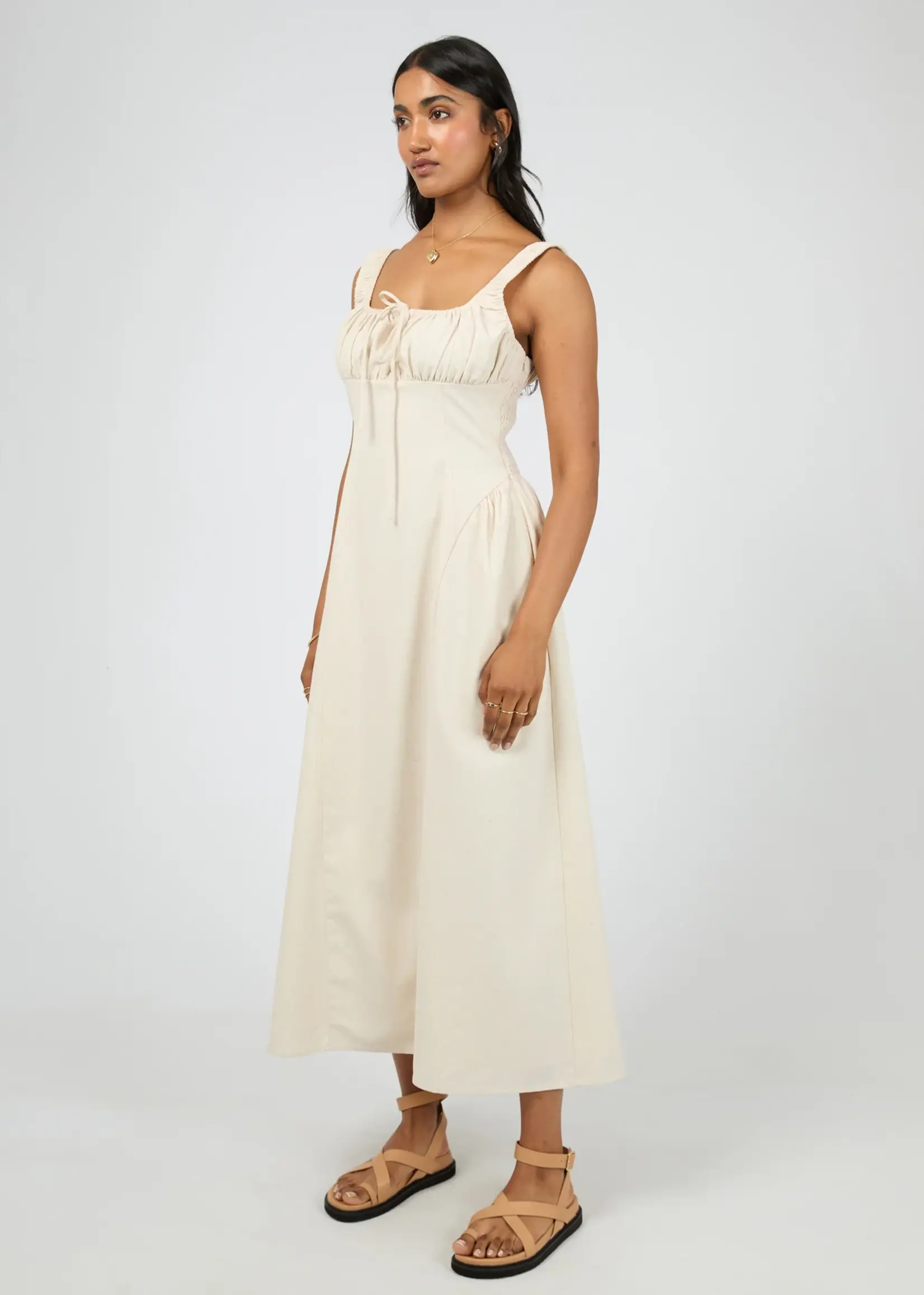 Mavis Maxi Dress - Natural