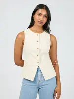 All About Eve Mavis Vest - Natural