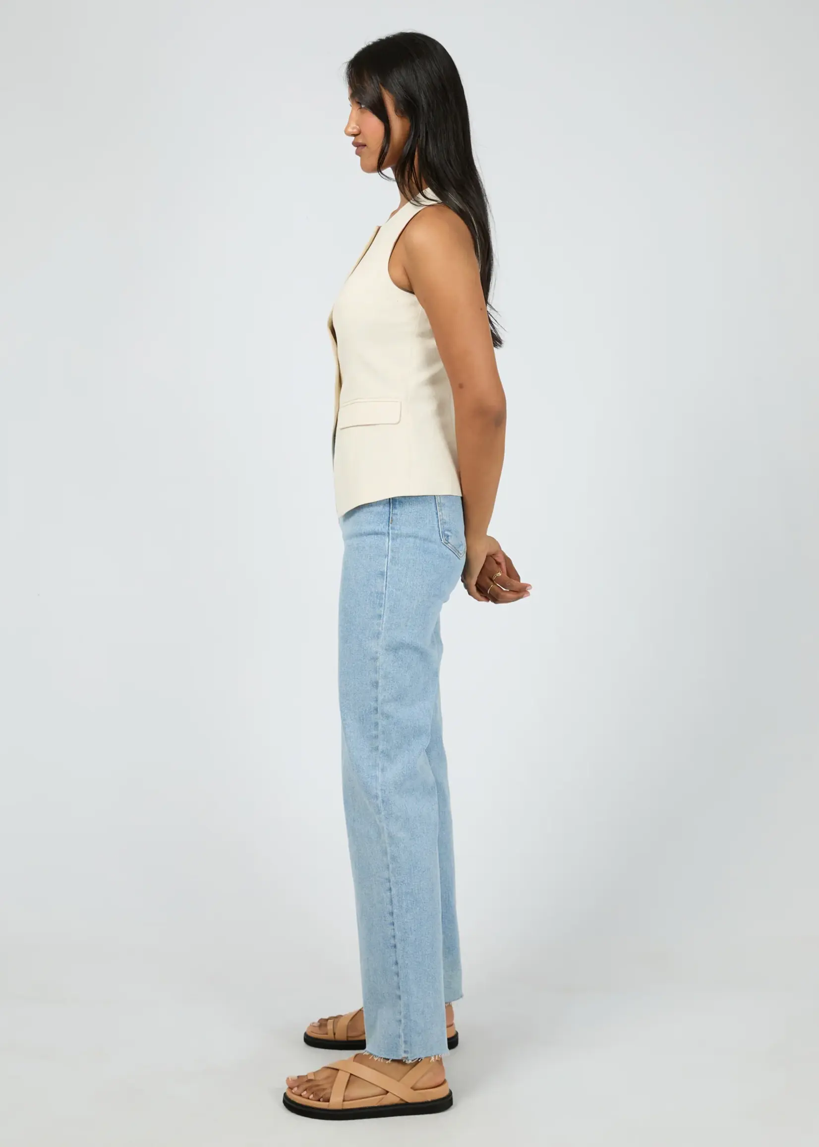 All About Eve Mavis Vest - Natural