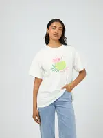 Pina Colada Relaxed Tee - Vintage White