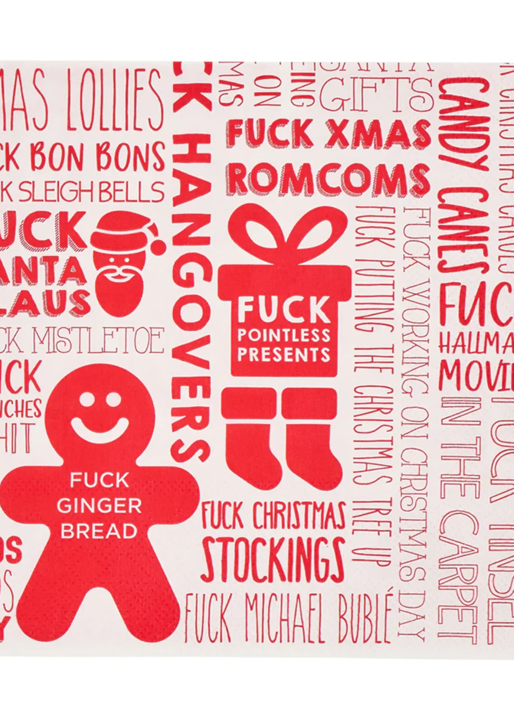 Paper Napkin - F*ck Christmas 20pc