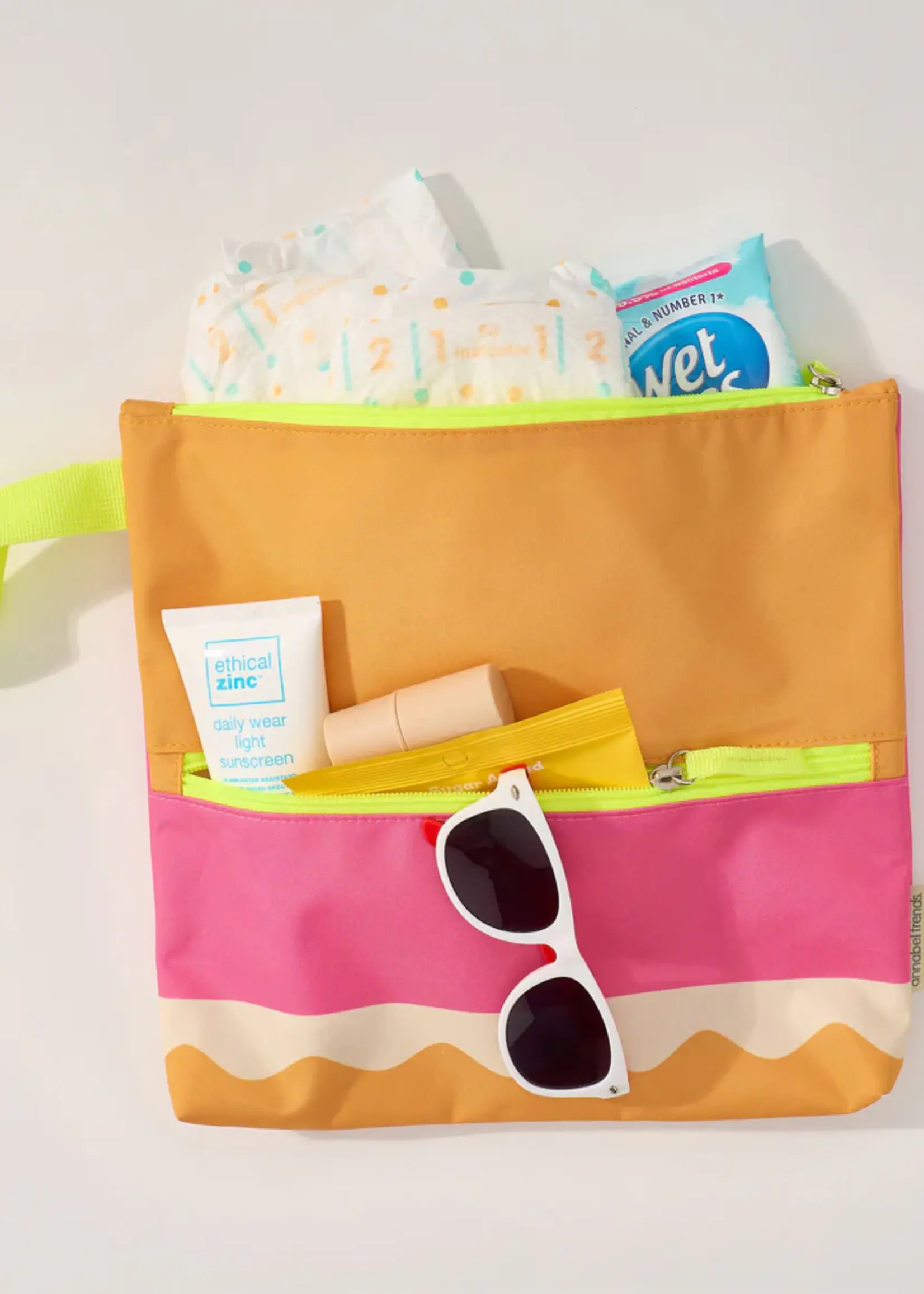 Beach Wet Pouch - Riptide Pink