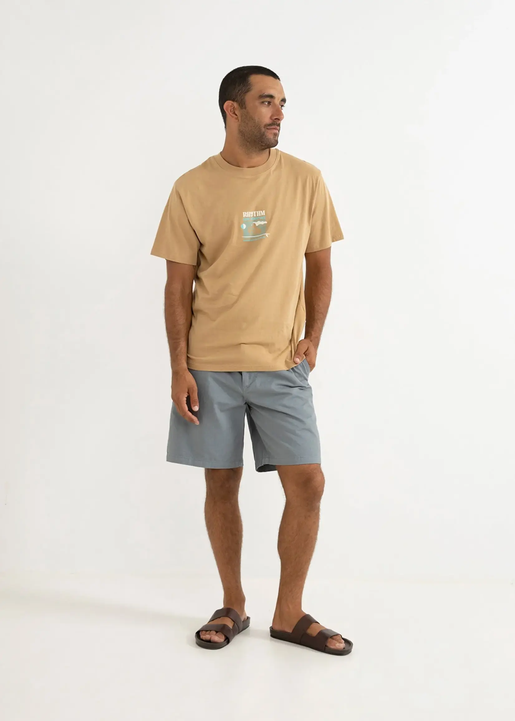 Rhythm Slide SS T-Shirt - Clay