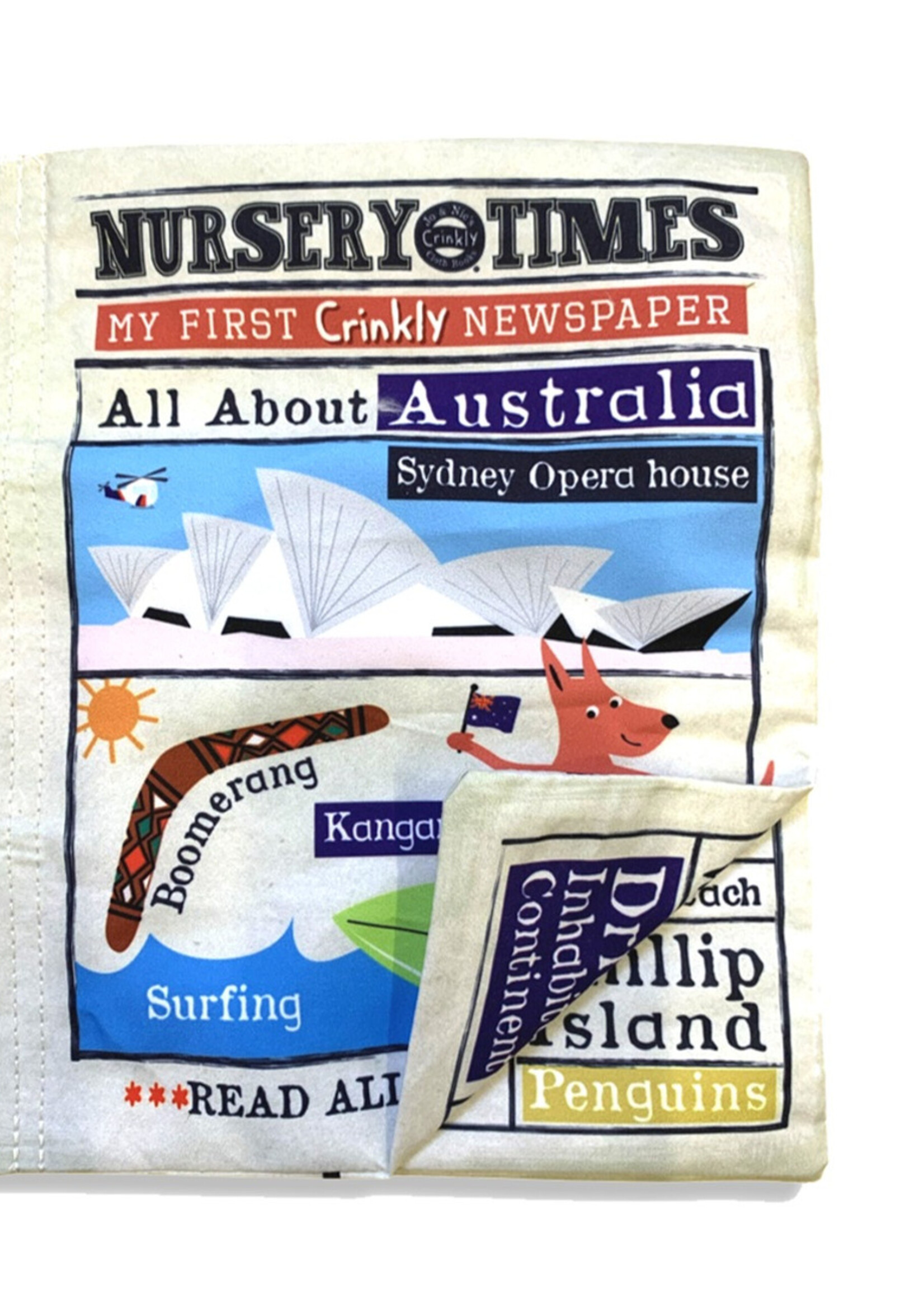 Mishmashed Jo & Nic's Crinkly Cloth Book