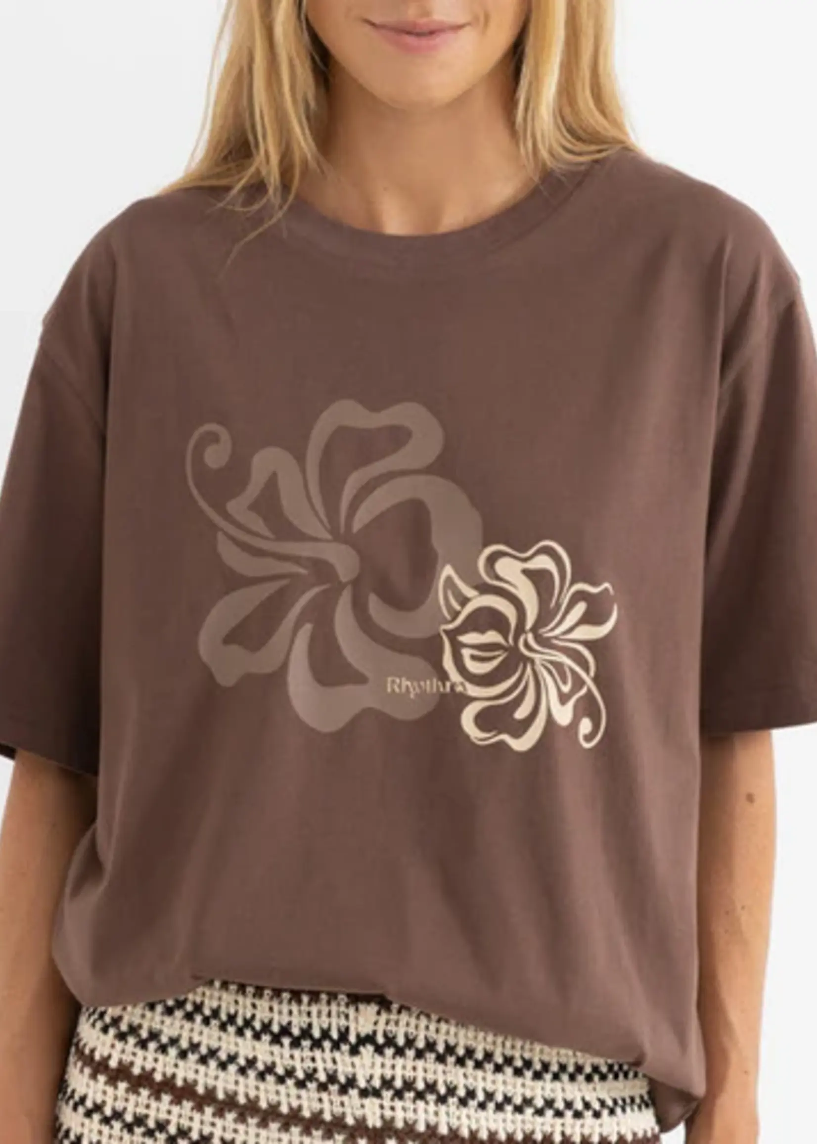 Rhythm Kai Oversized T-Shirt - Chocolate