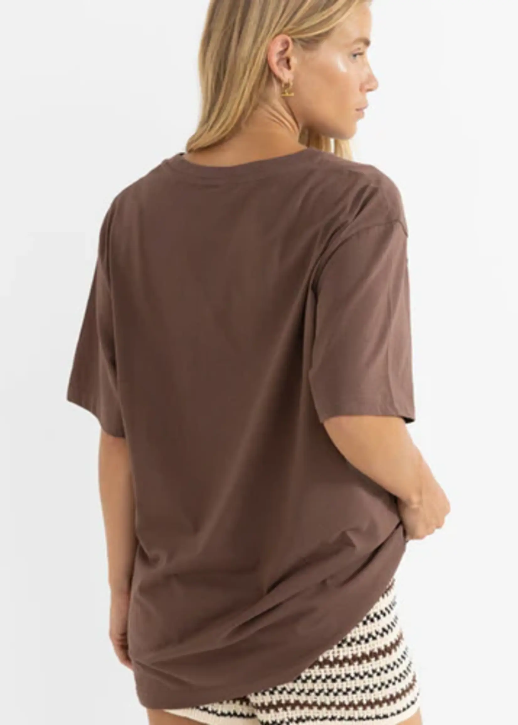 Rhythm Kai Oversized T-Shirt - Chocolate