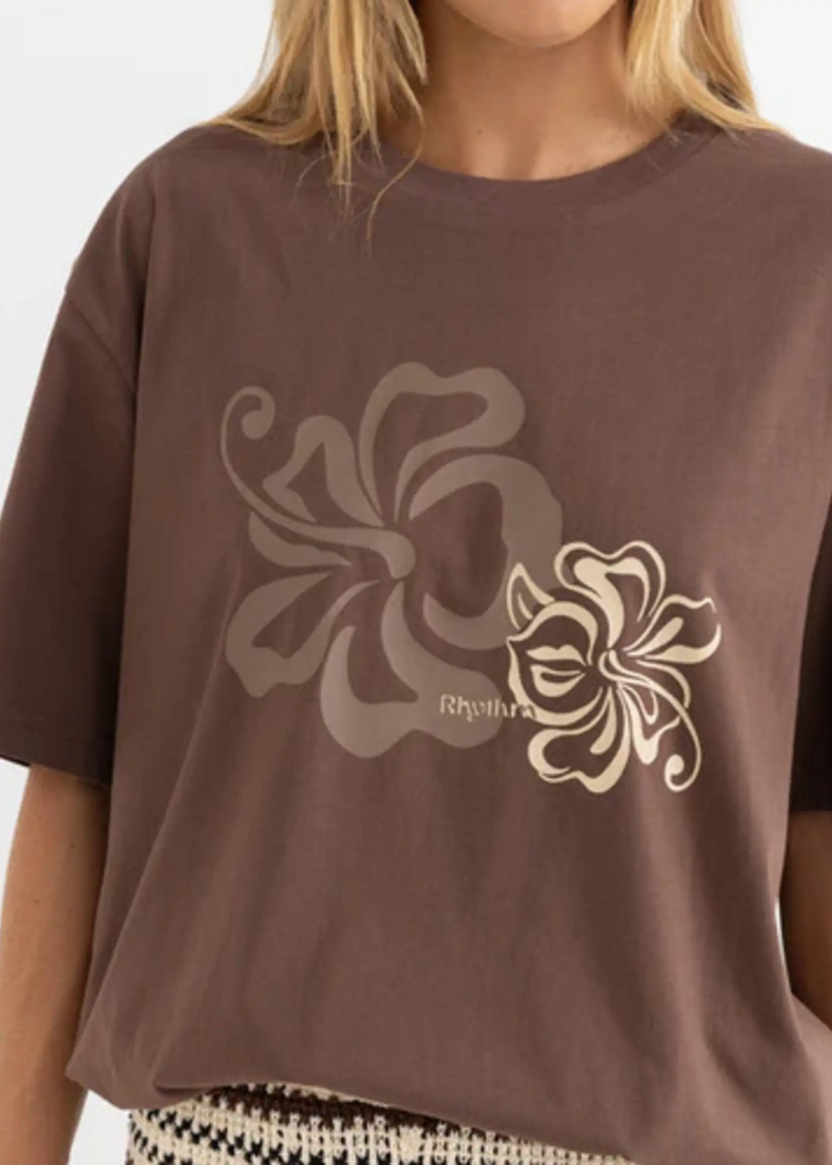 Rhythm Kai Oversized T-Shirt - Chocolate