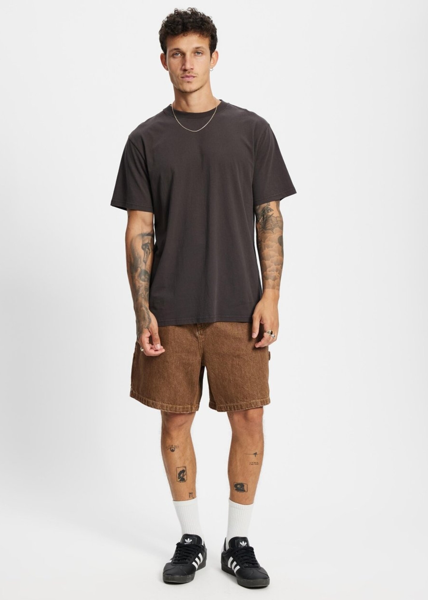 Rhythm Sundowner Denim Short - Tobacco