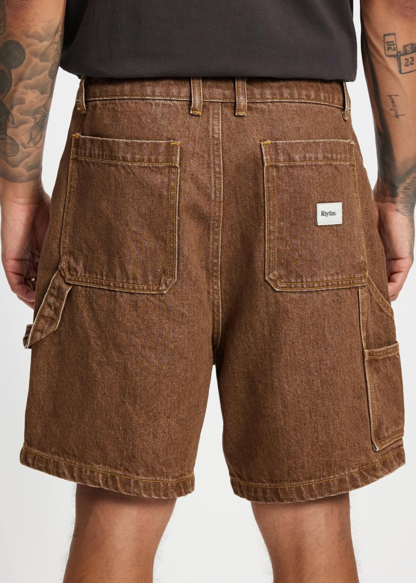 Rhythm Sundowner Denim Short - Tobacco
