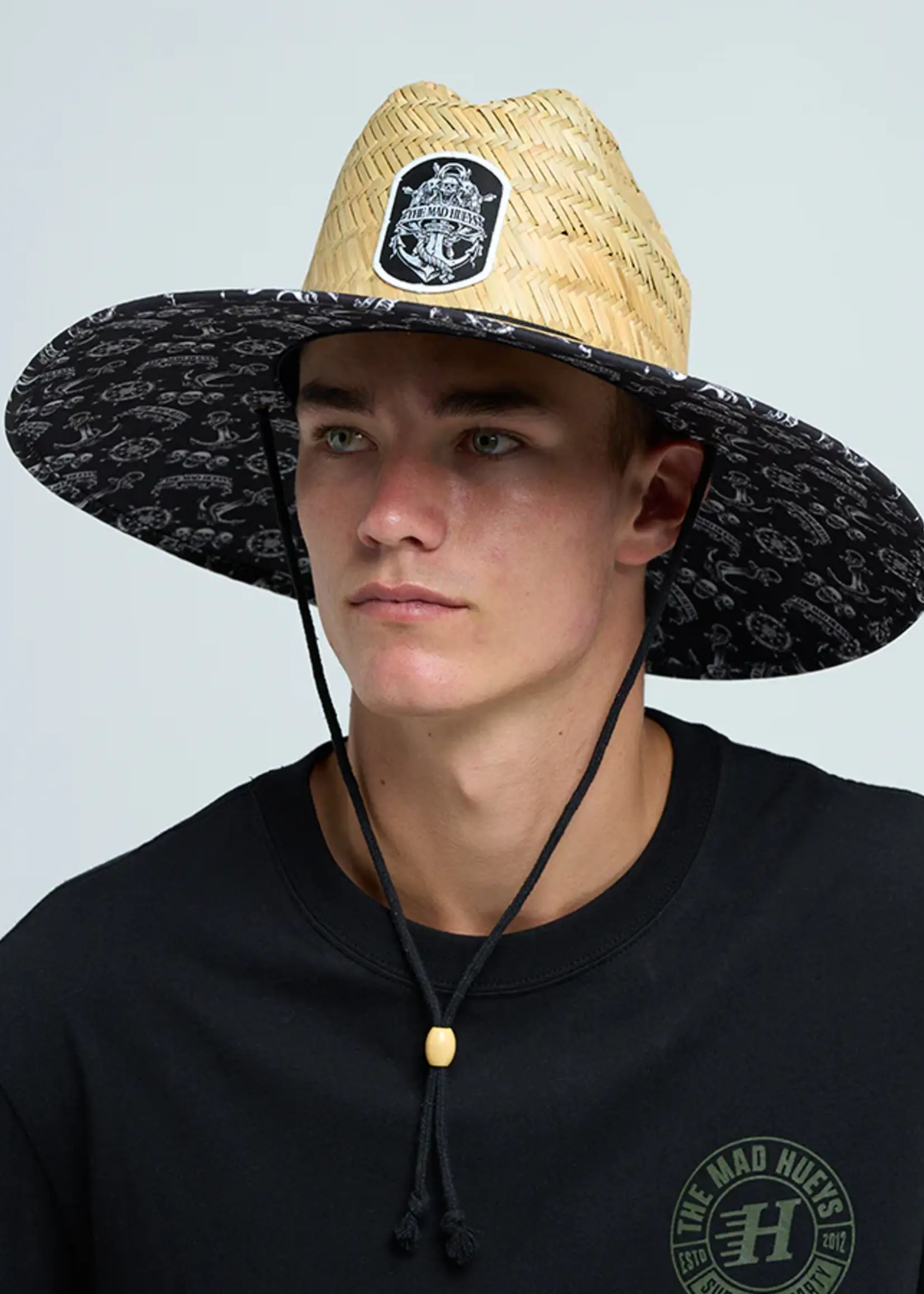 Mad Hueys Triple Anchor Straw Hat