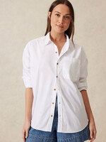 Ceres Life Peta Oversized Shirt - White