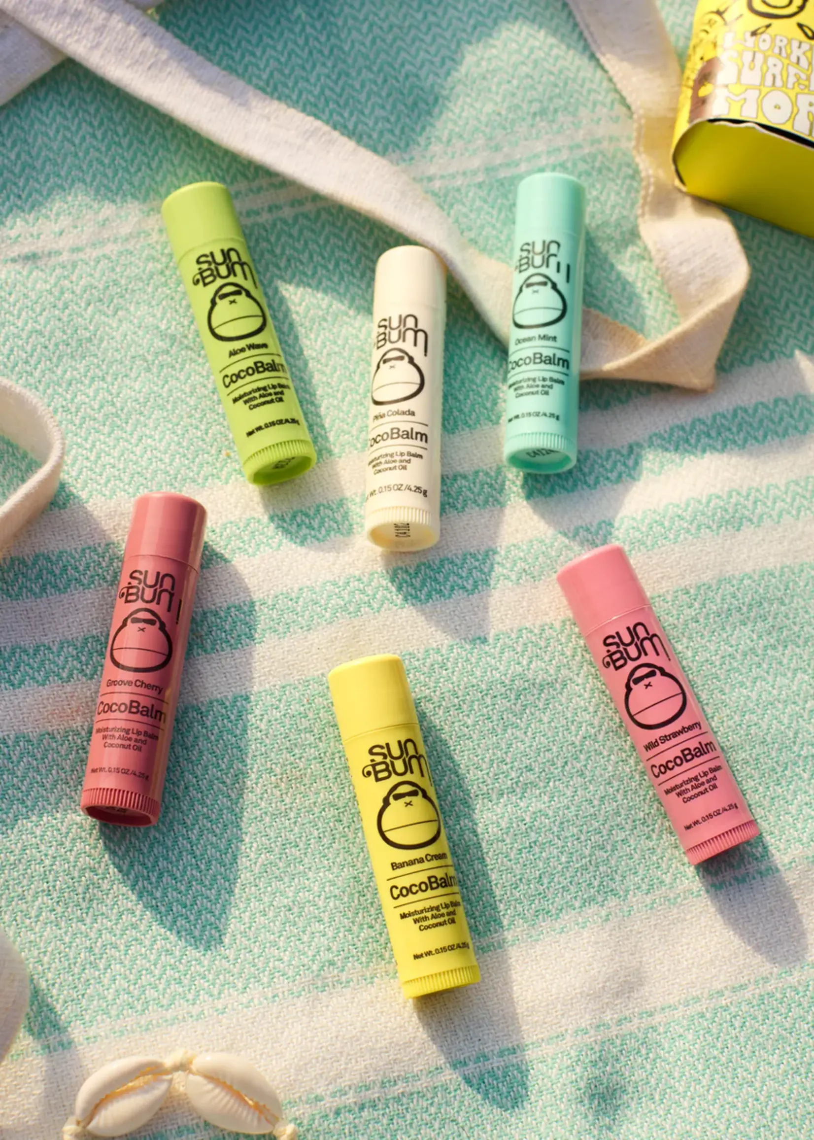 CocoBalm Moisturising Lip Balm -  Groove Cherry