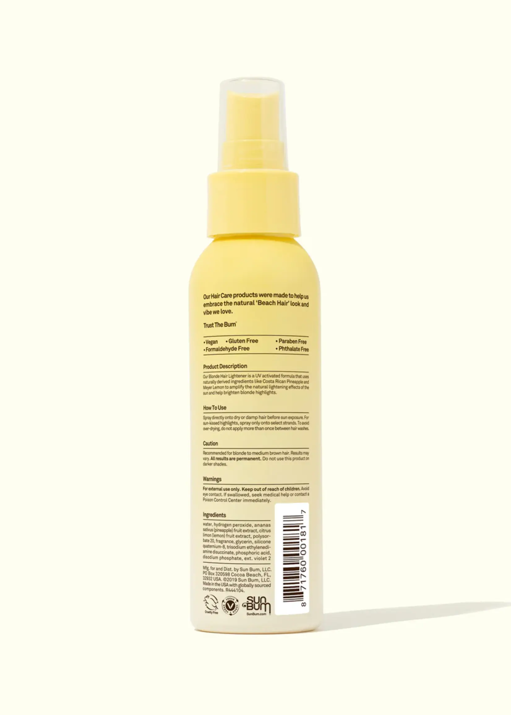 Sun Bum Blonde Hair Lightener 118ml