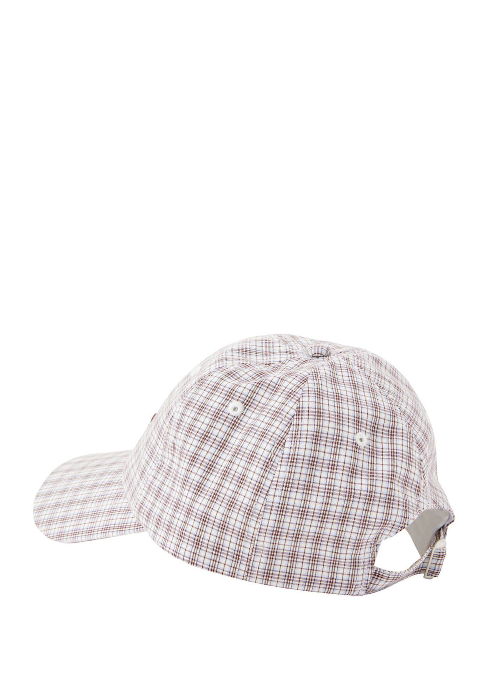 Ceres Life Pip Everyday Cap - Wine Choc Blue Check
