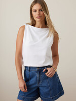 Ceres Life Tahlia Twist Strap Tank - White