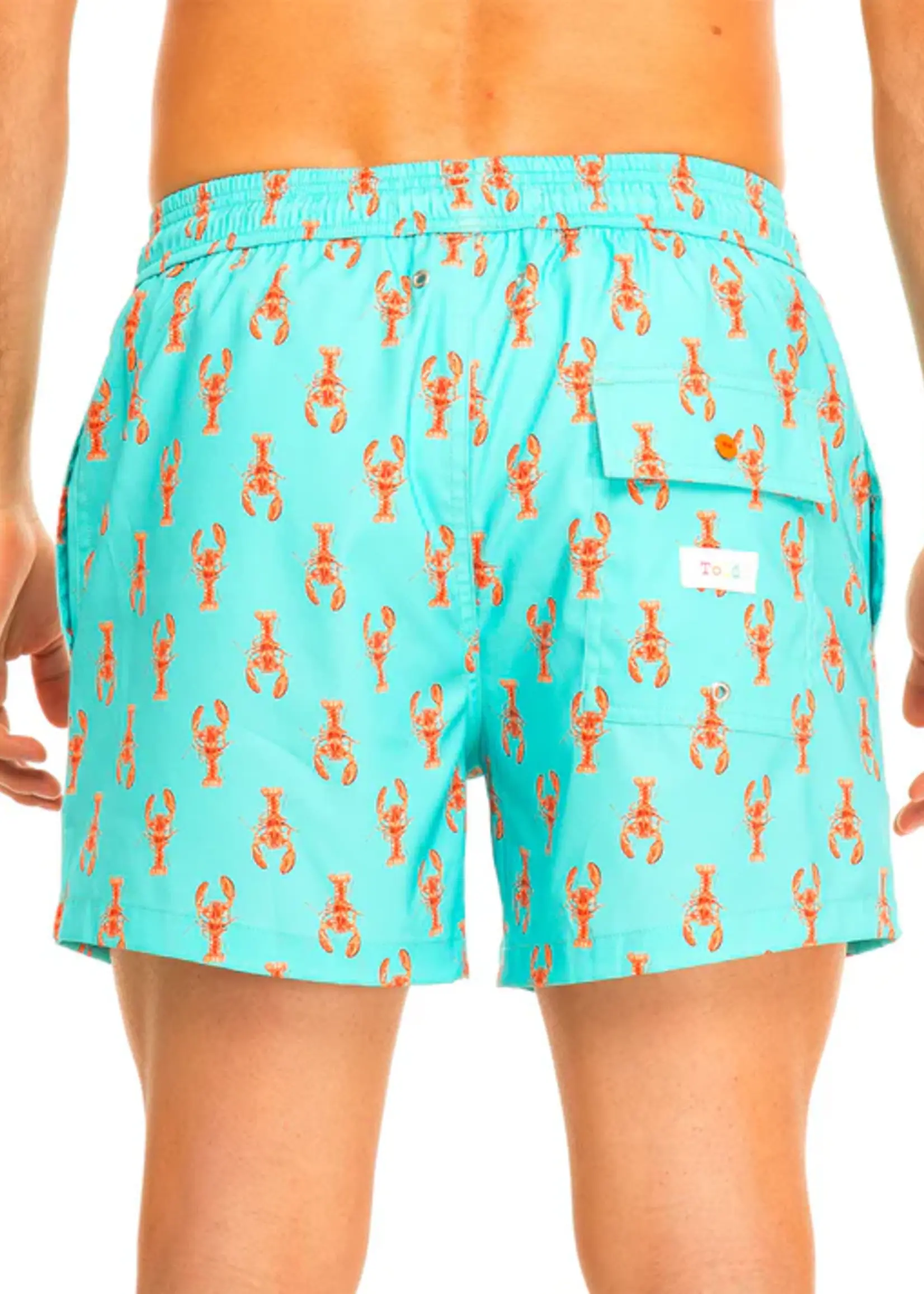 tolu Green Lobster  Mens Swim Shorts
