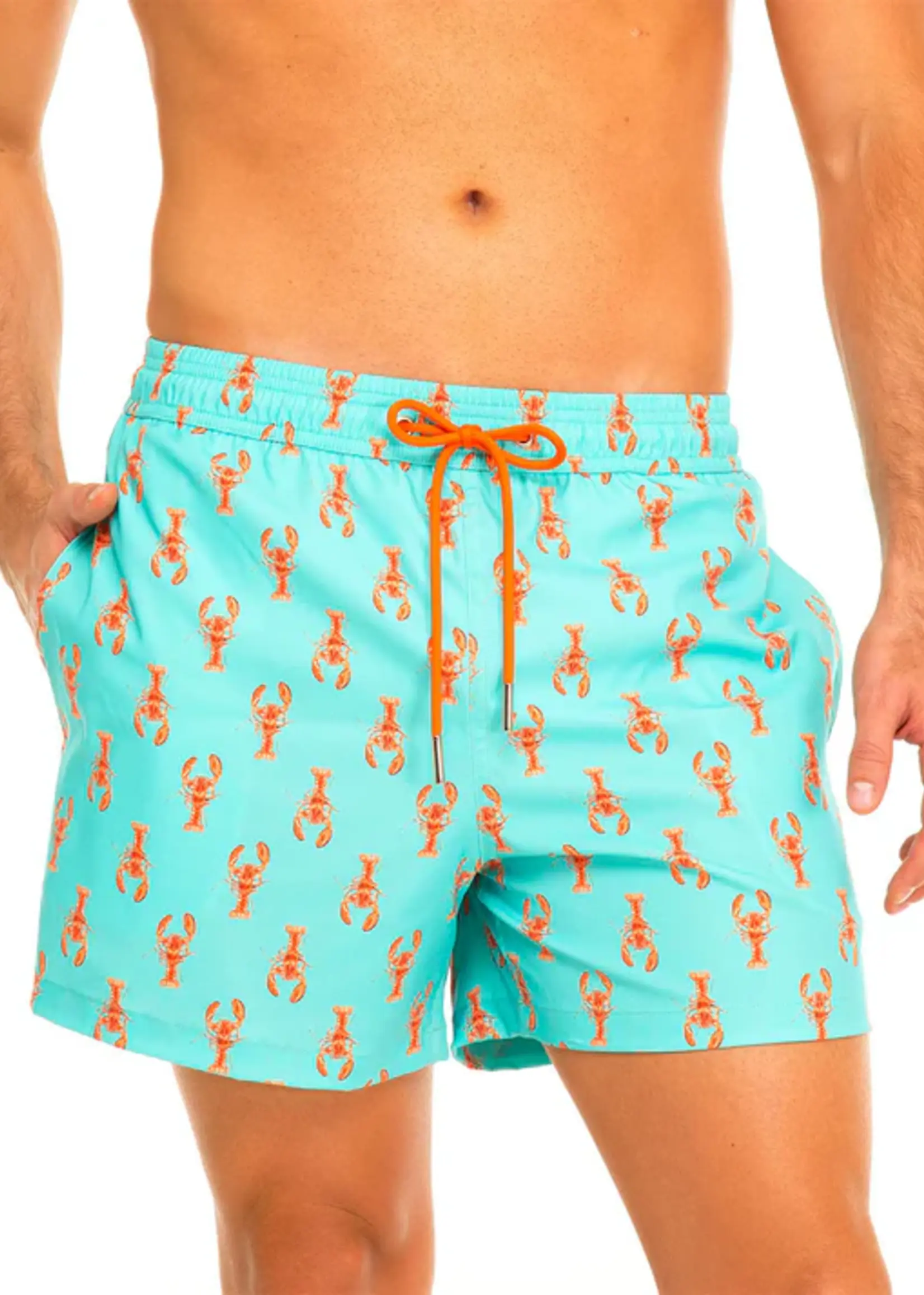 tolu Green Lobster  Mens Swim Shorts