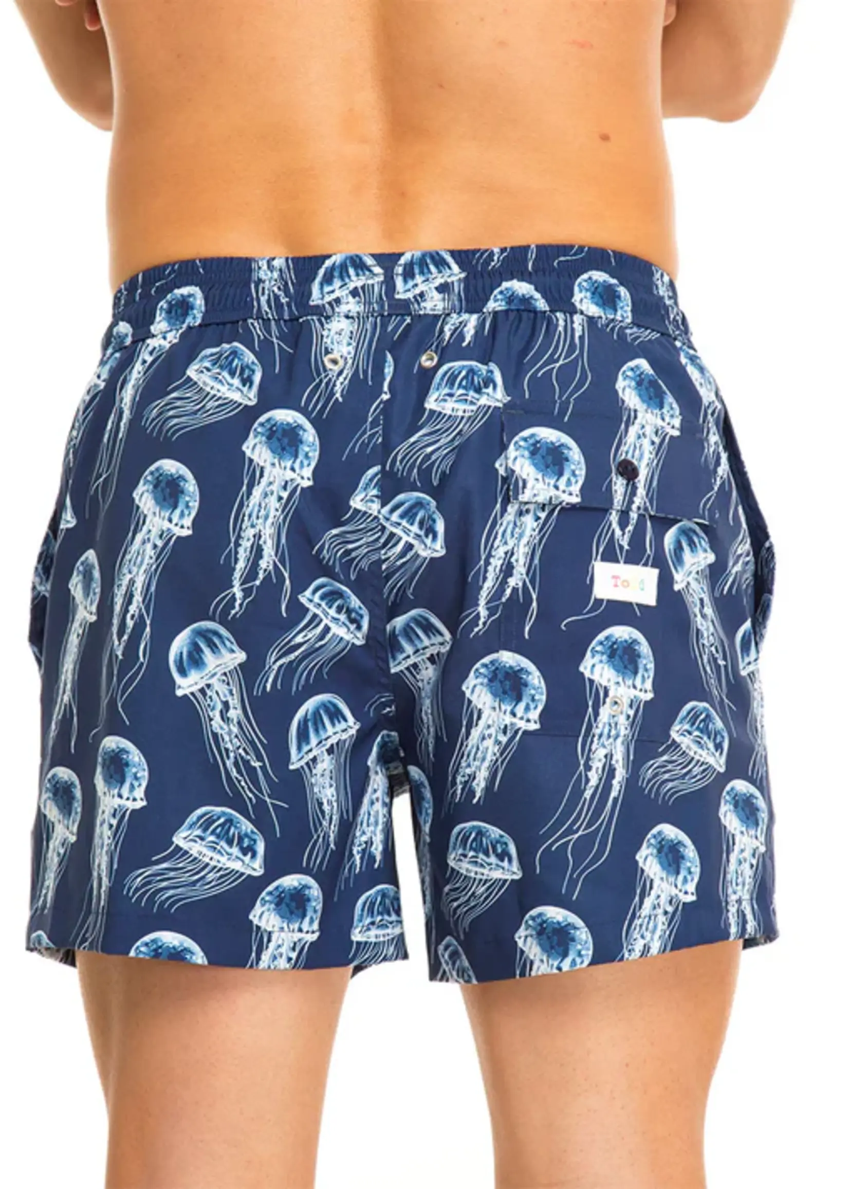 tolu Blue Jellyfish Mens Swim Shorts
