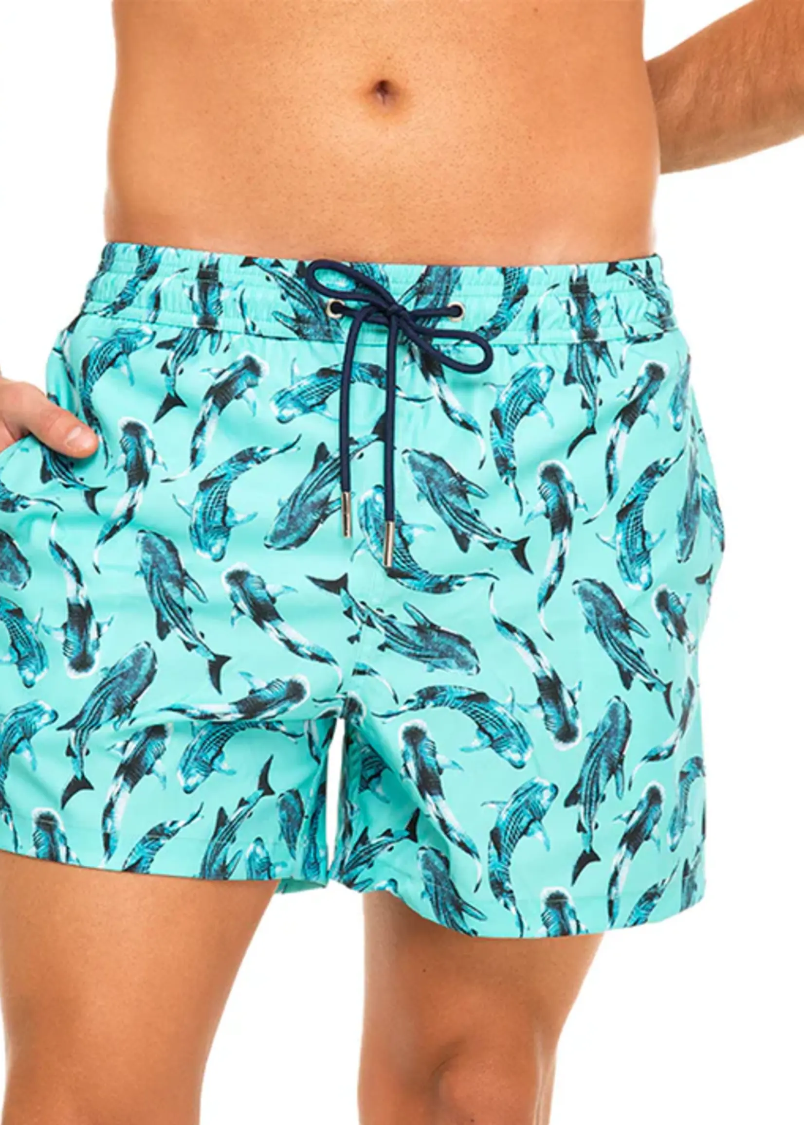 tolu Blue Whale Shark Mens Swim Shorts