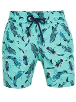 tolu Blue Whale Shark Boy Swim Shorts