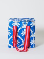 Medium Insulated Tote - Blue Palm