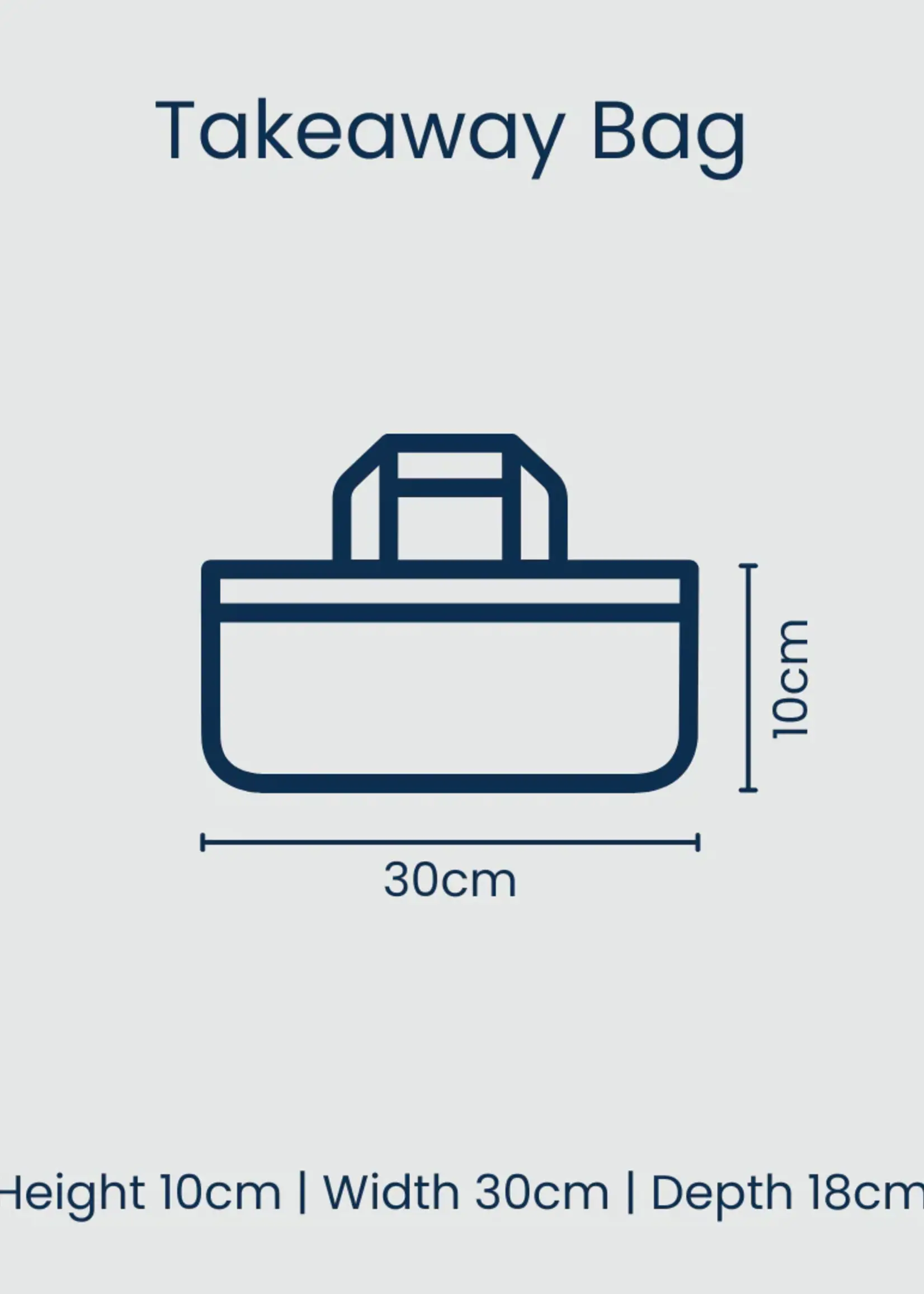 Takeaway Bag - Polka Dot