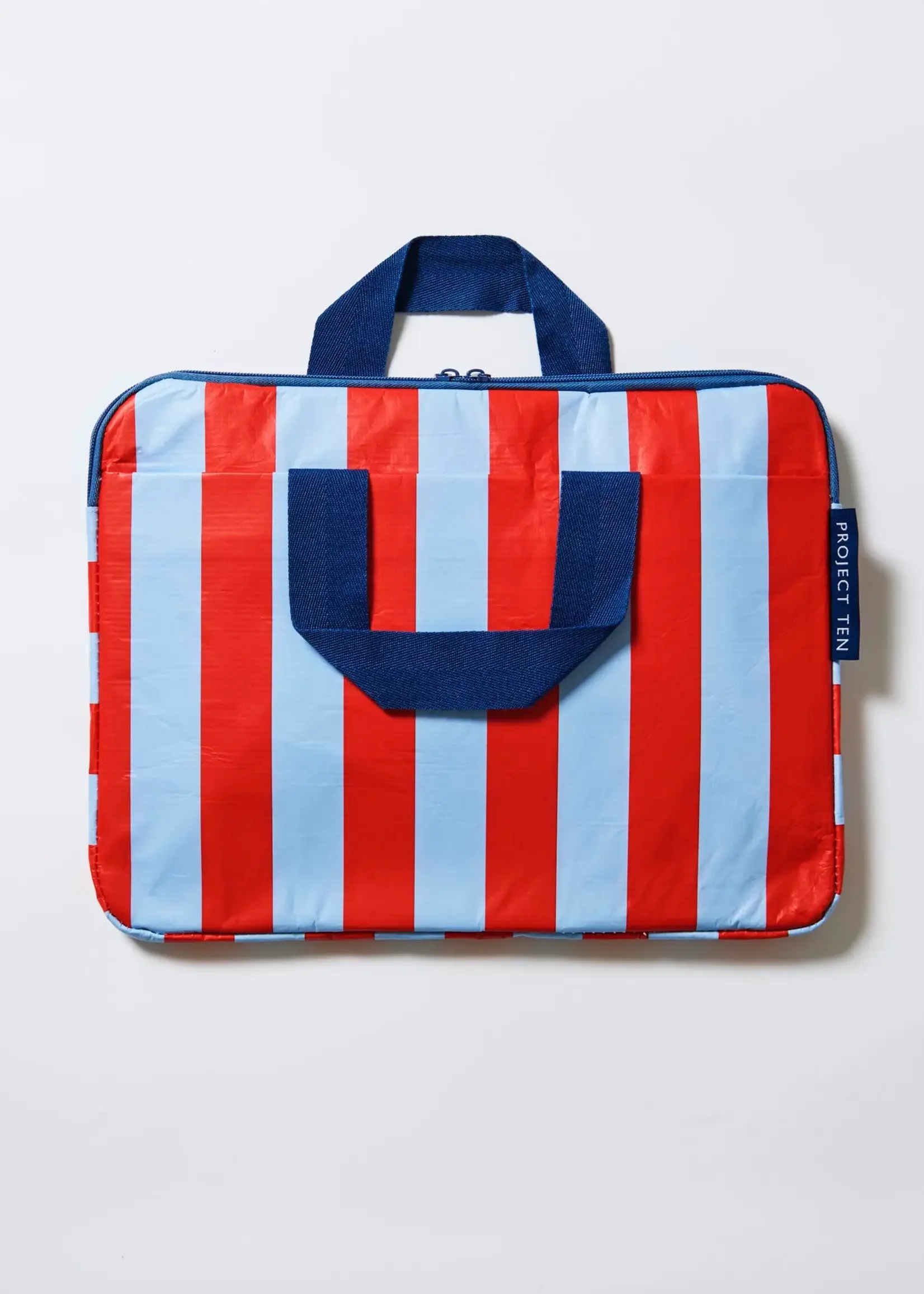Project Ten Laptop Case - Red Blue Stripe
