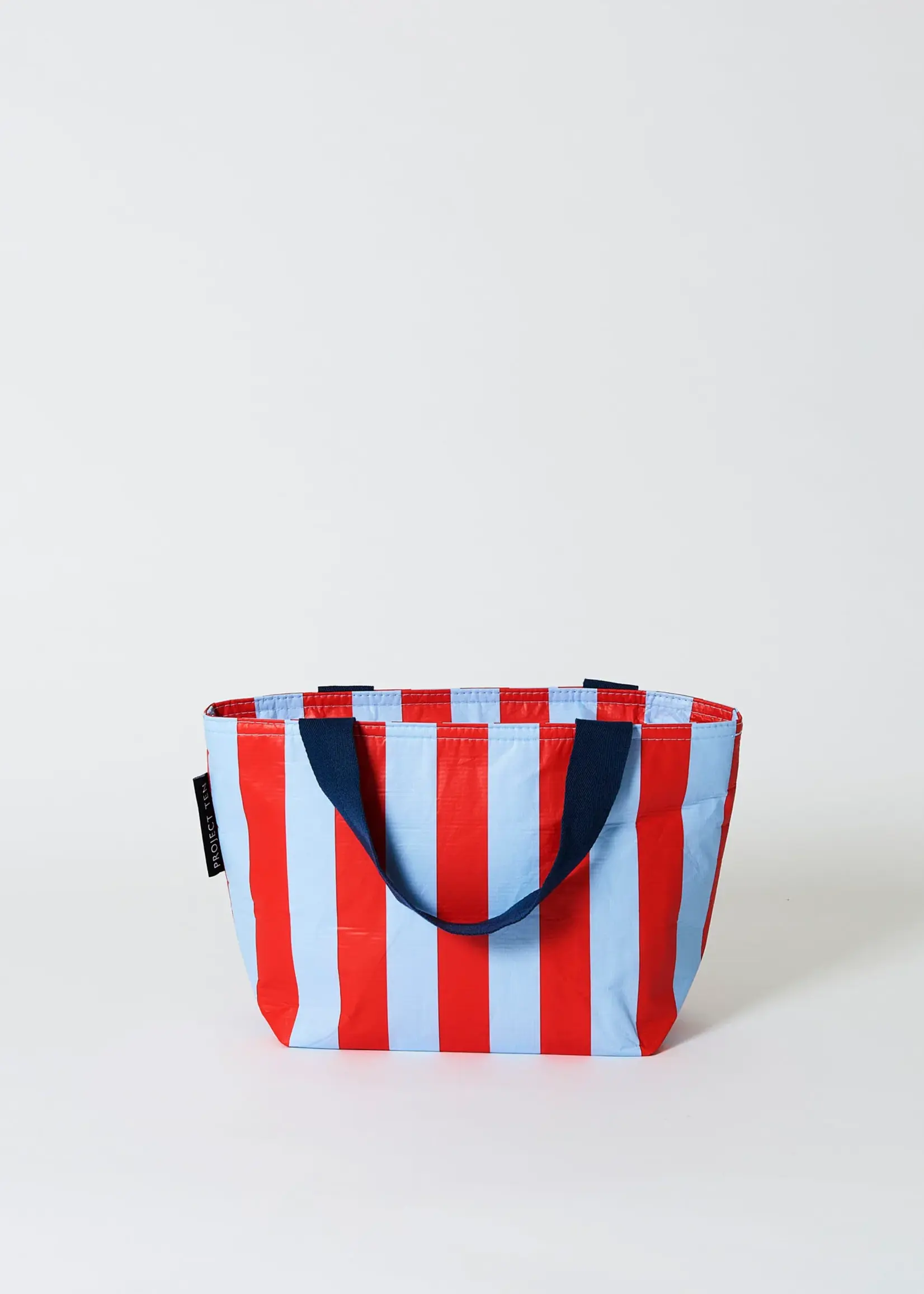 Project Ten Mini Tote - Red Blue Stripe