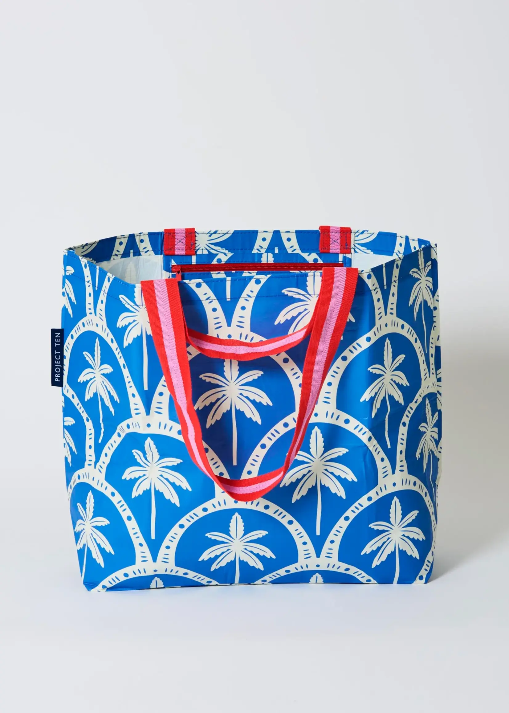 Project Ten Medium Tote - Blue Palm