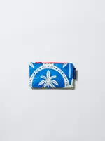Project Ten Tiny Zip Pouch - Blue Palm