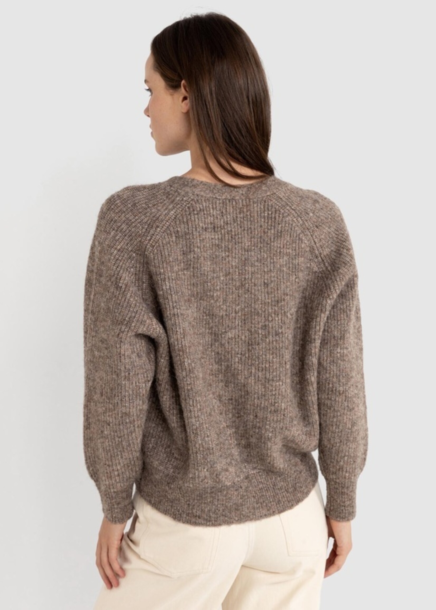 Rhythm Quinn Knit Cardigan - Oatmeal