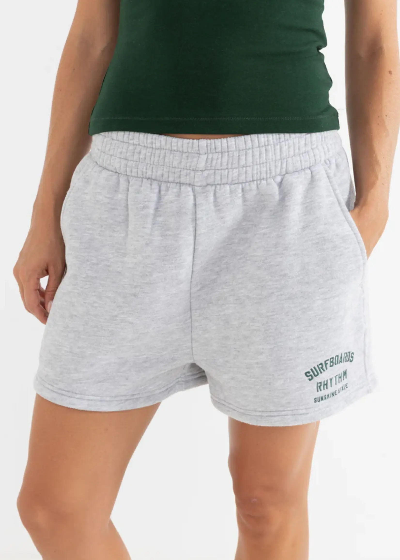 Rhythm Surf Fleece Short - Grey