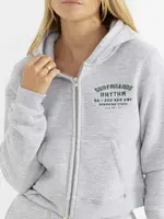 Rhythm Surf Zip Through Fleece - Grey