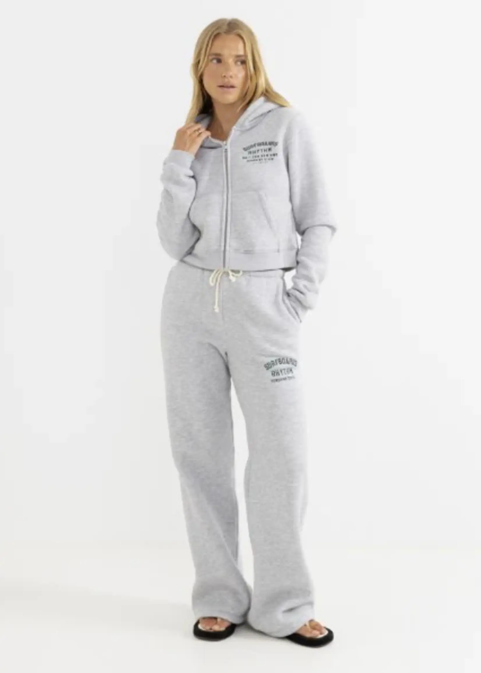 Rhythm Surf Zip Through Fleece - Grey