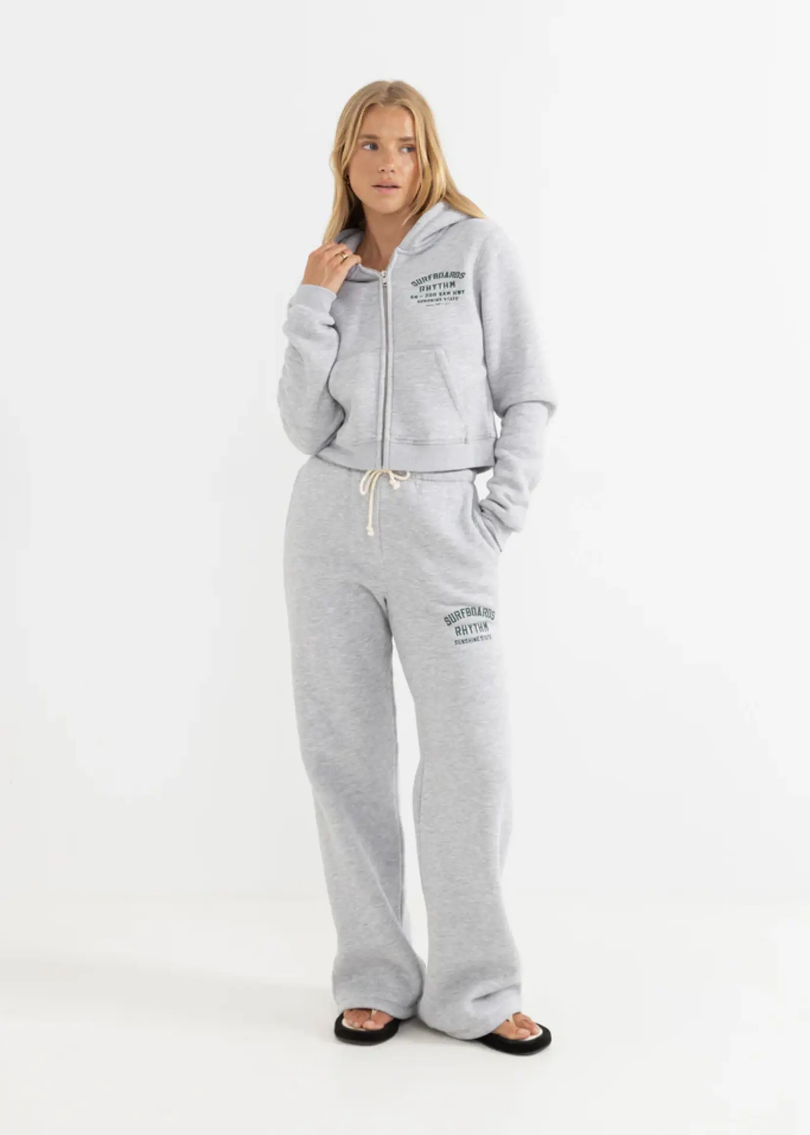 Rhythm Surf Wide Leg Leisure Pant - Grey