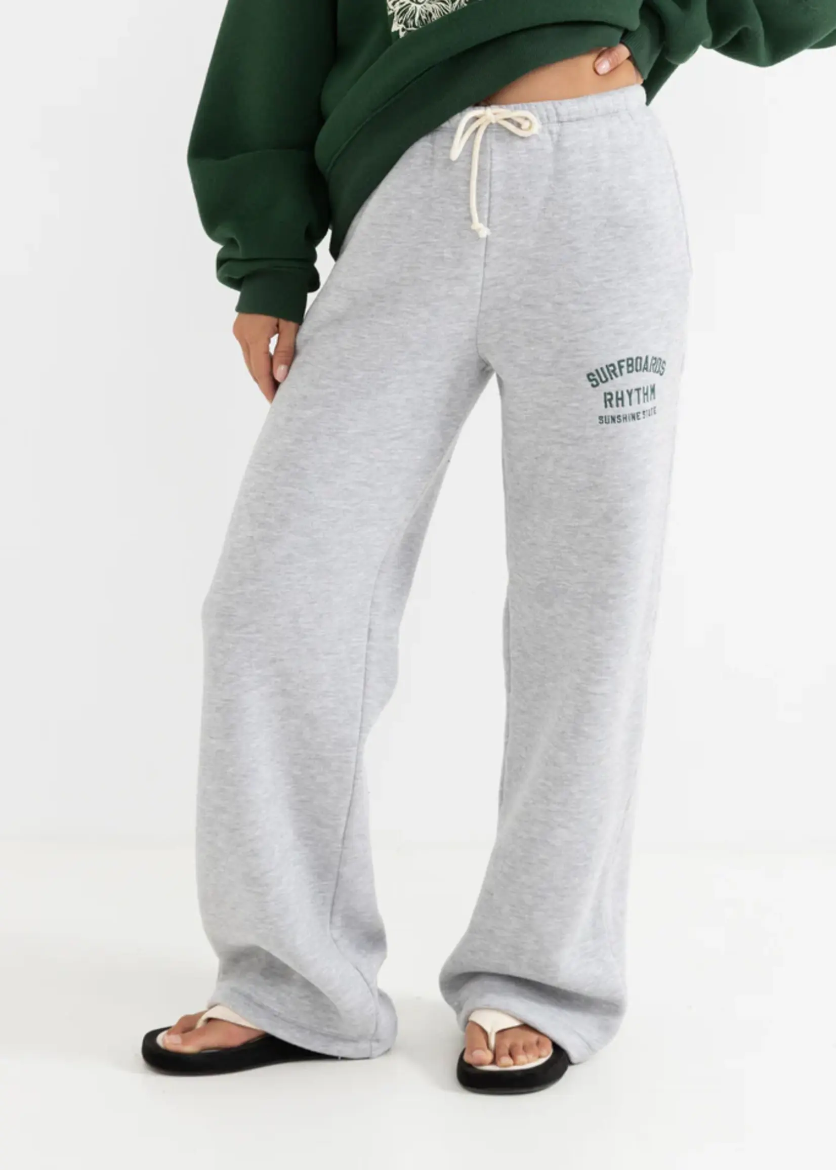 Rhythm Surf Wide Leg Leisure Pant - Grey