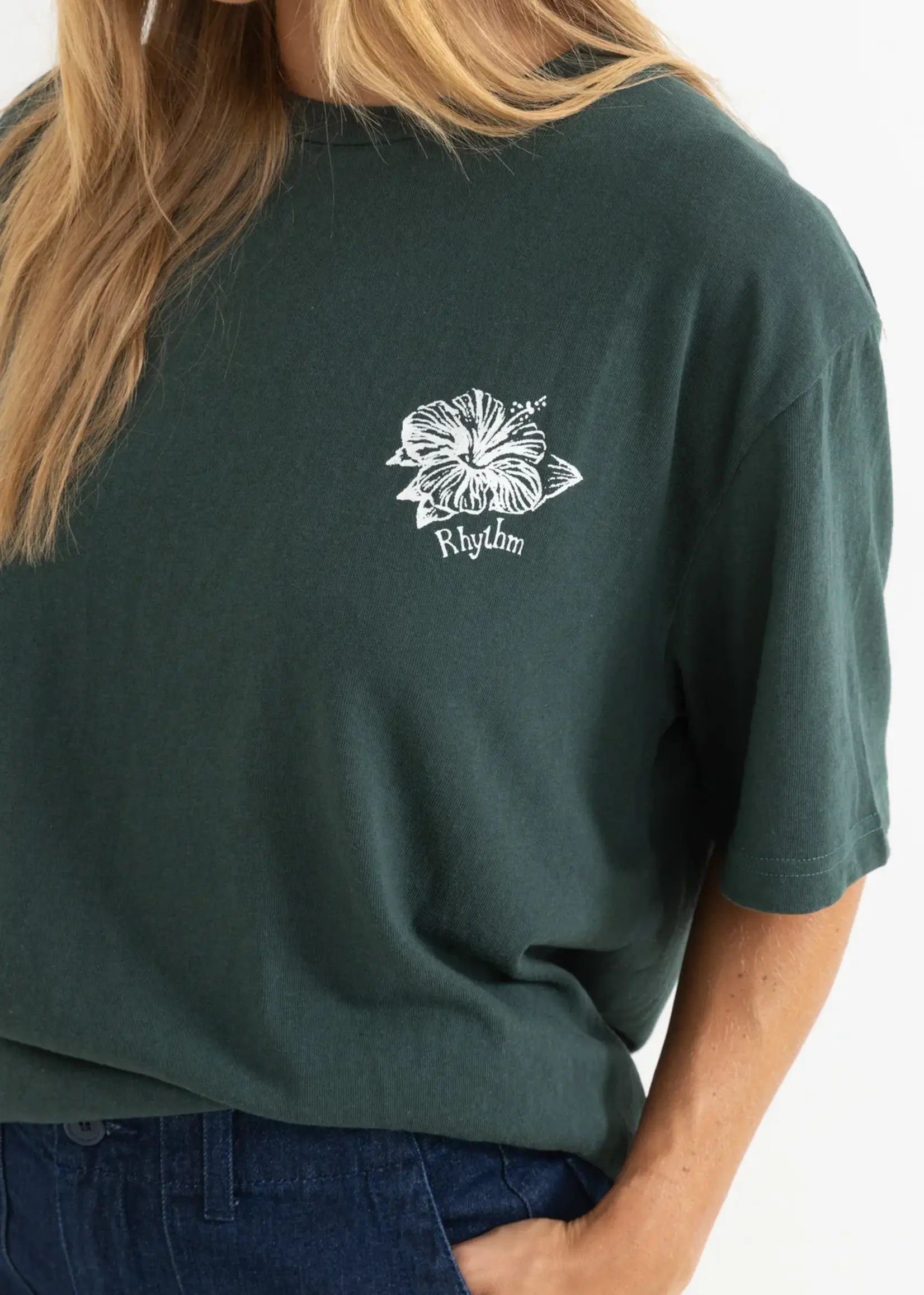 Rhythm Surf Rider Oversized T-Shirt - Forest