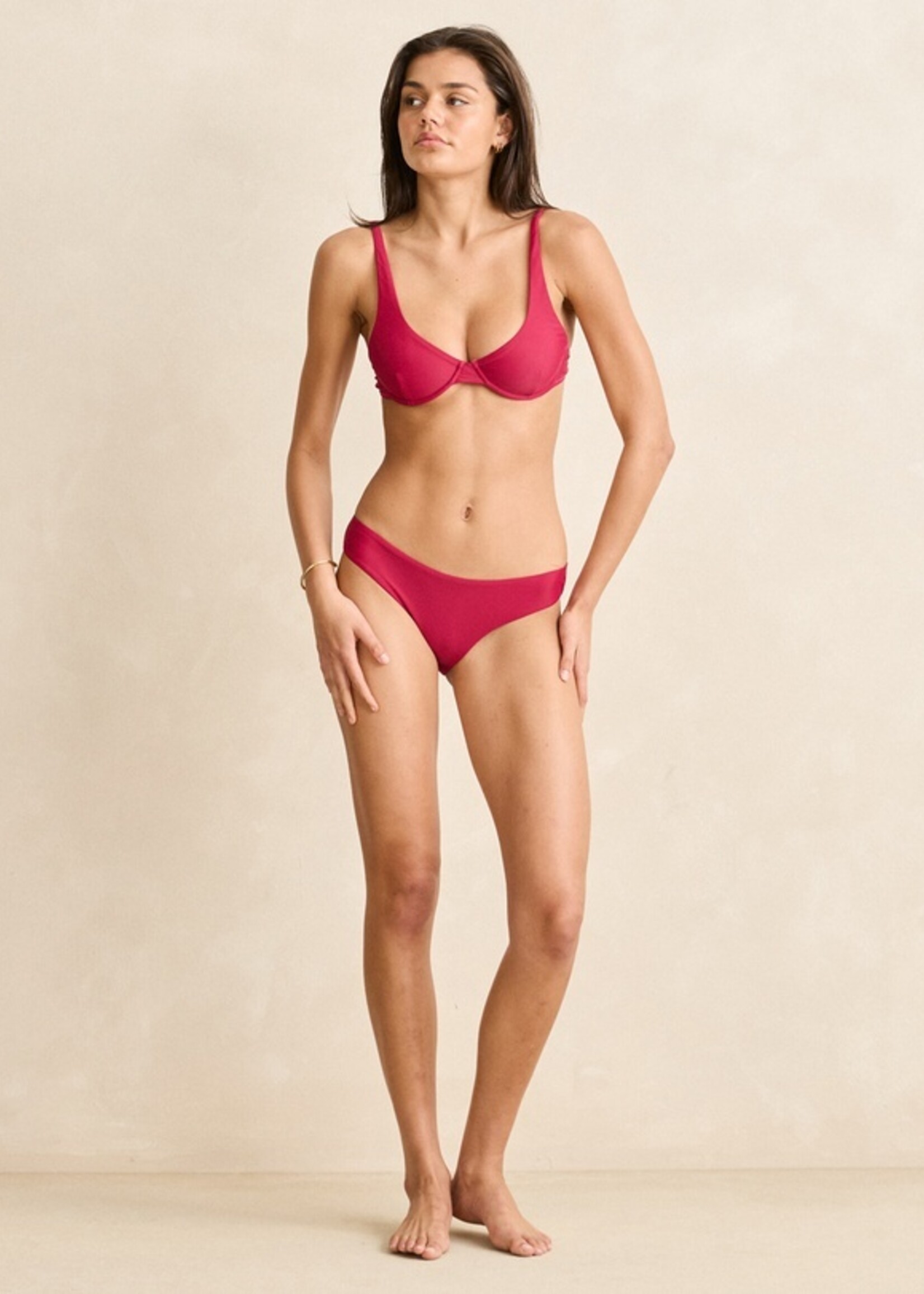 Rhythm Classic Holiday Pant - Sangria