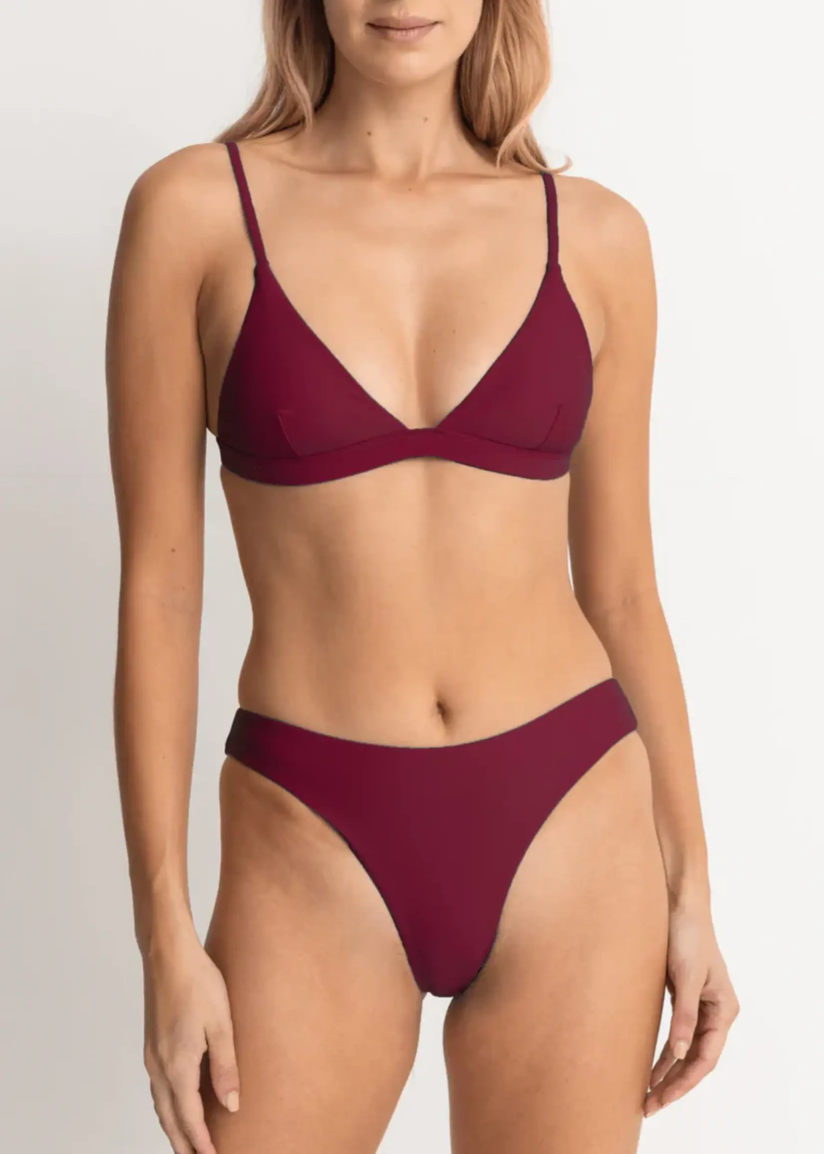 Rhythm Classic Bralette Top - Sangria