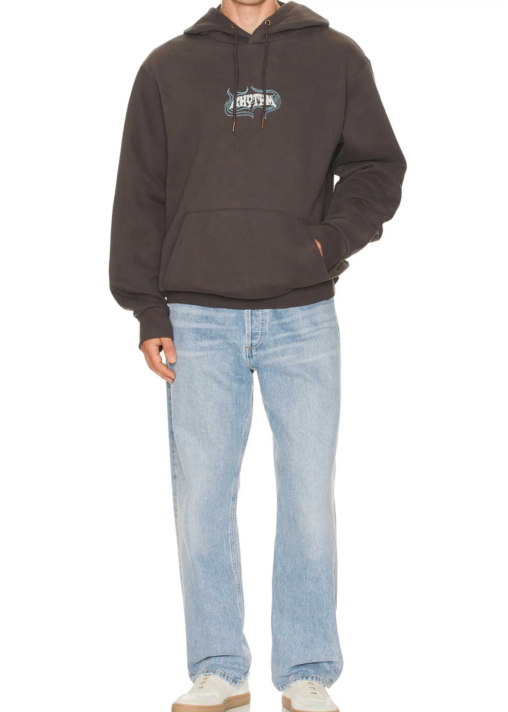 Rhythm Dos Soles Fleece Hood - Vintage Black