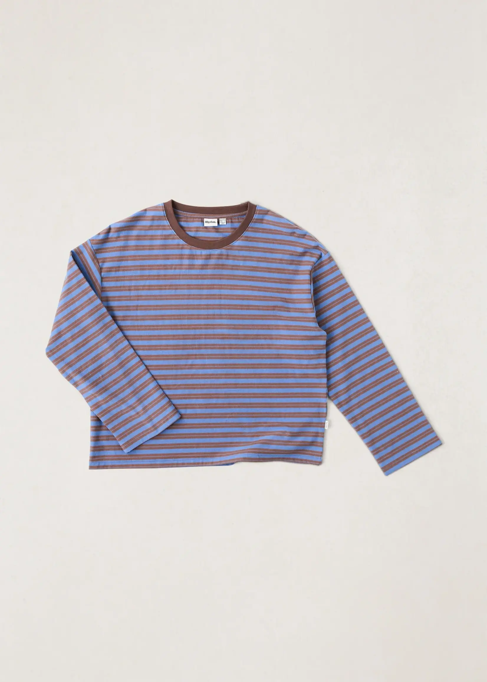 Rhythm Porto Stripe Long Sleeve - Cafe