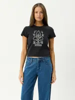 Afends Good Nature Baby Tee - Stone Black