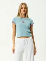 Afends Plenty Baby Tee - Overcast