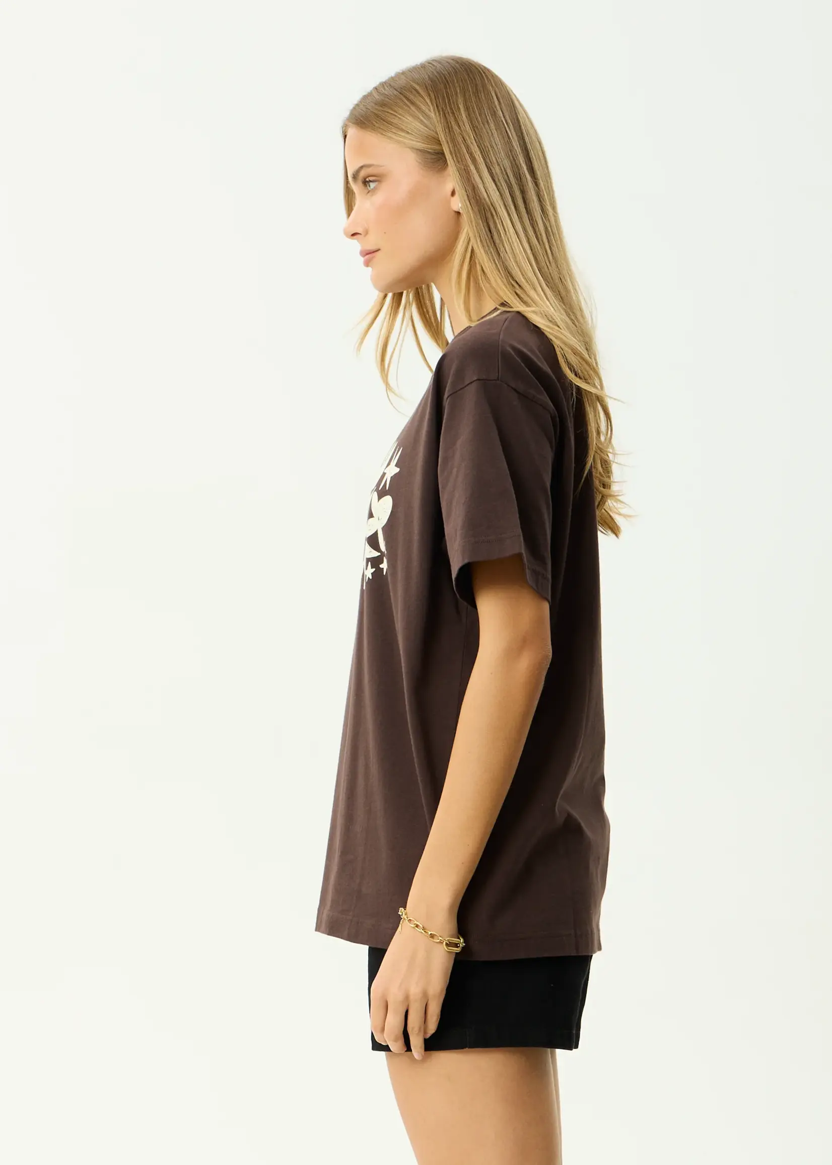 Garden Variety Oversized Tee - Coffee