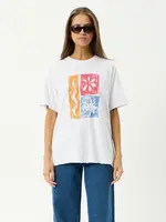 Afends Zephyr Oversized Tee - White