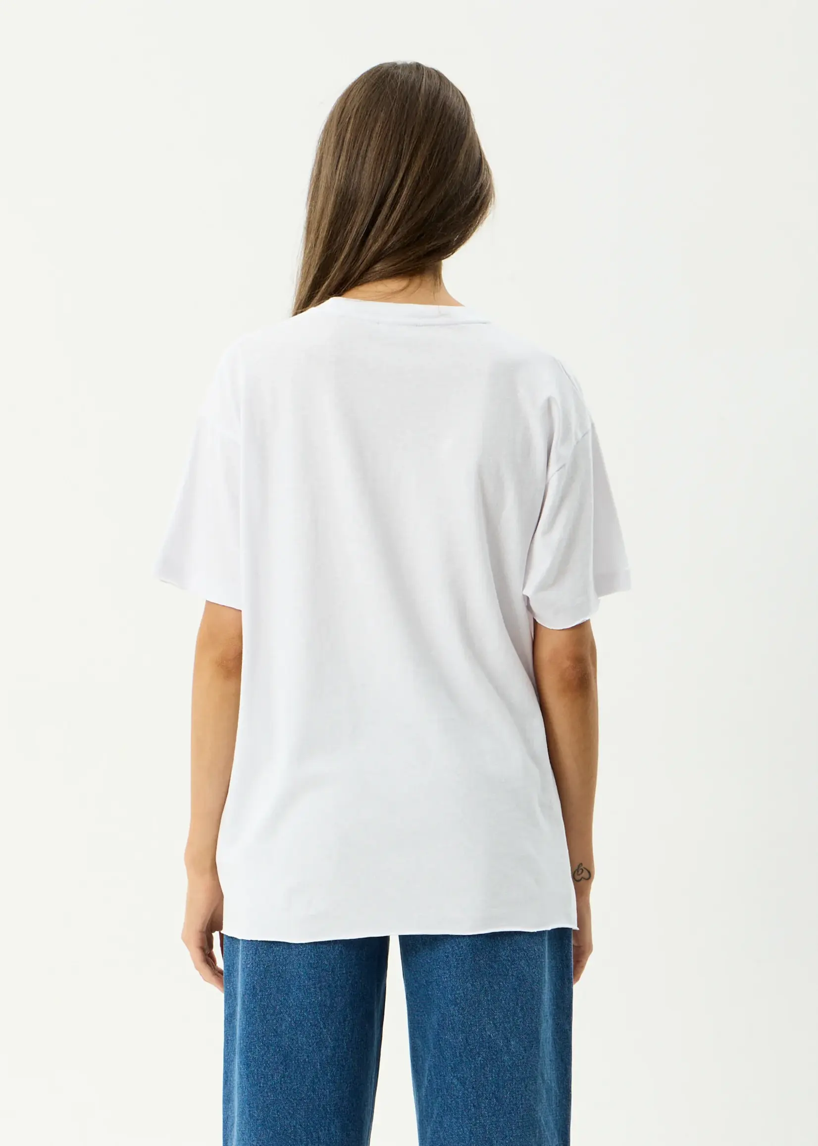 Afends Zephyr Oversized Tee - White