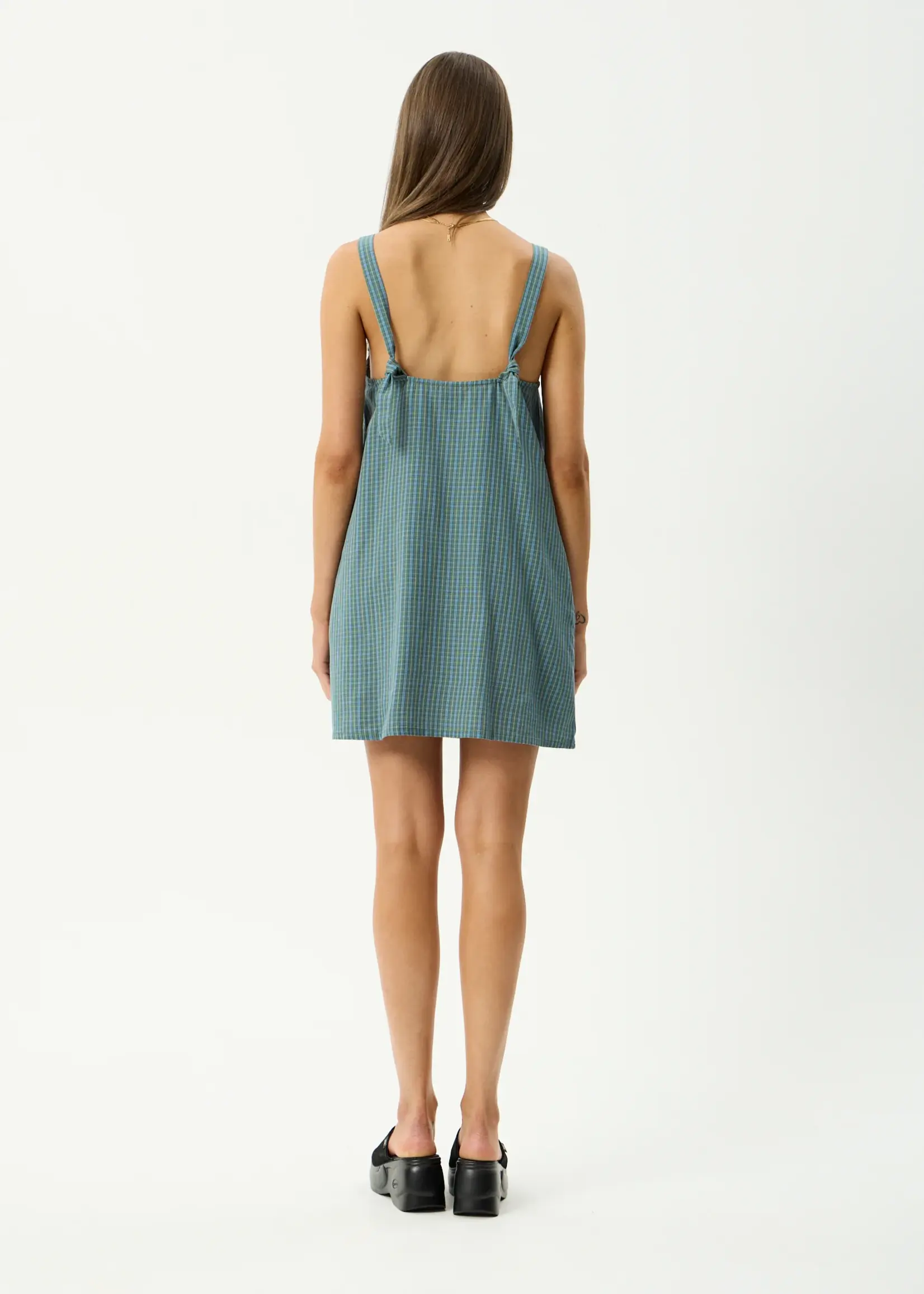 Afends Voyager Mini Dress - Deep Olive Voyager