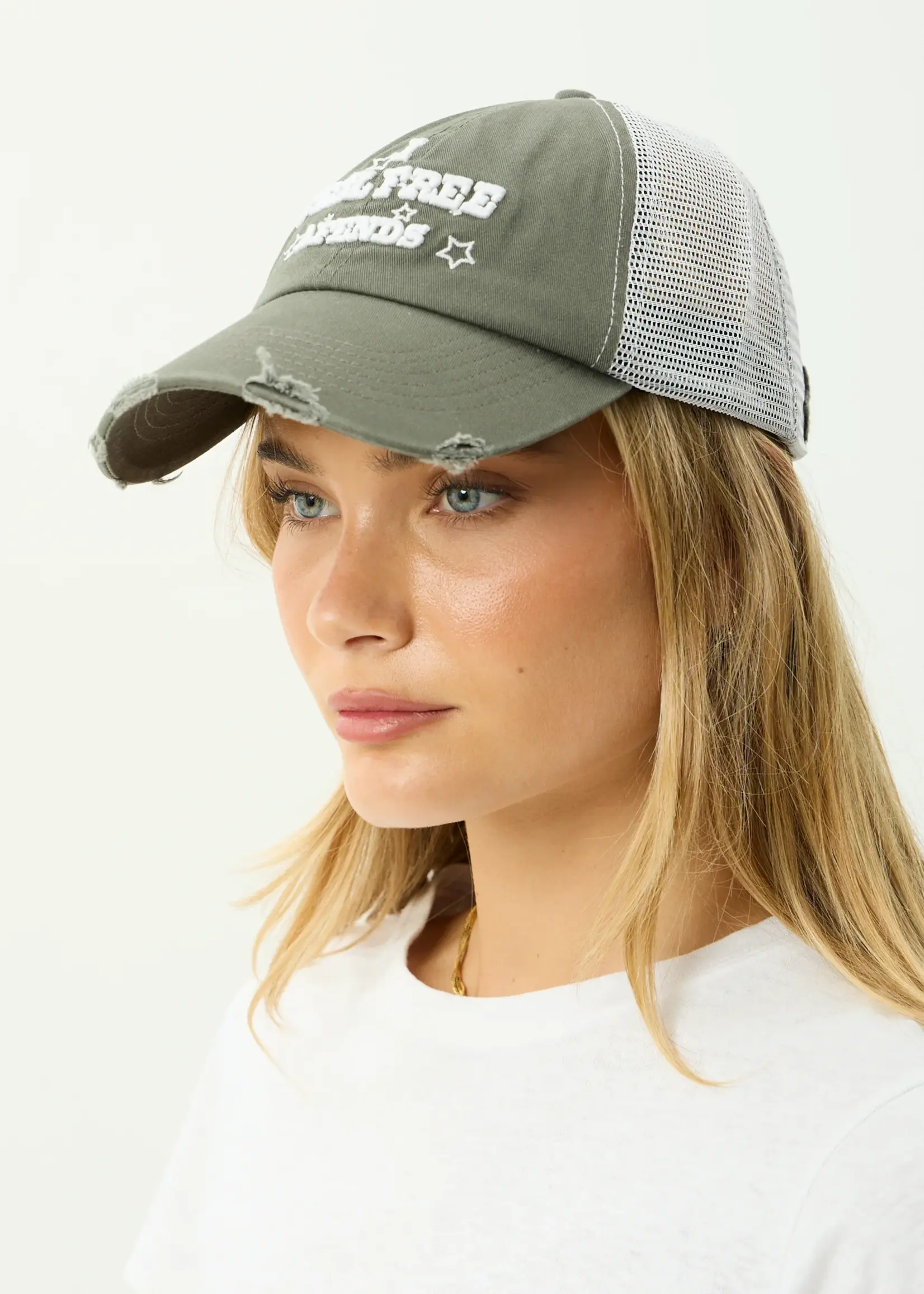 Afends Sonoran Six Panel Mesh Cap - Sycamore